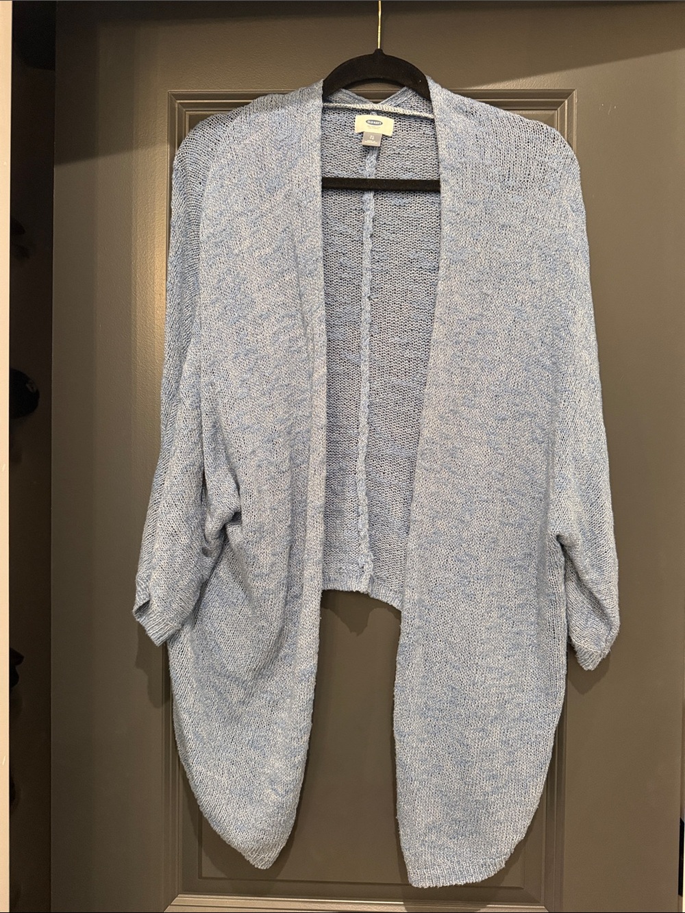 Old Navy Light Blue Open-Front Women's Cardigan Sweater